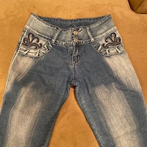 Silver Diva, low rise designer Jeans